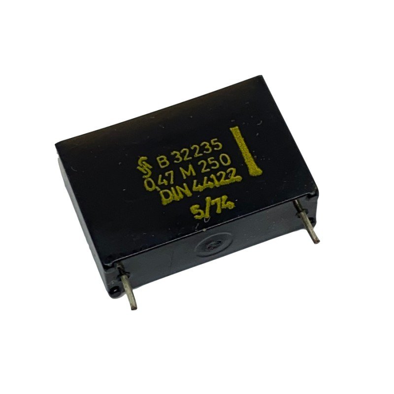 B32235 Siemens Metalized Plastic Capacitor 0.47UF 250V 27x18x8mm